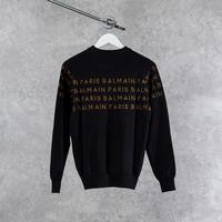 Gambar Sweater BALMAIN ALL OVER CENTER TEXT BROWN BLACK KNIT SWEATSHIRT 100% ORIGINAL - XS dari HYPESNEAKER.IDN undefined 2 Tokopedia