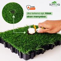 Gambar Karpet Rumput Sintetis Swiss 2 cm Sumara Artificial - Standar, Meteran 1x1m dari Toko Rumput Sumara undefined 5 Tokopedia