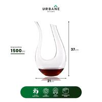 Gambar [URBANE] ROME WINE DECANTER SWAN DECANTER KACA RED WINE PREMIUM 1.5L dari urbane decors undefined 5 Tokopedia