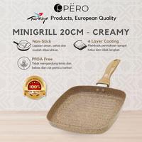 Gambar [IN HOUSE PROMO 10.10] Pero Mini Grill Pan 20 Cm / Grill Pan Anti Lengket - Rosegold dari Pero Indonesia undefined 1 Tokopedia