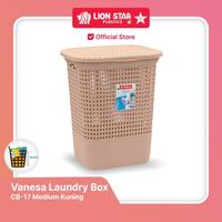 Gambar LION STAR Keranjang Baju Vanesa Laundry Box Medium CB-17 dari Lion Star Indonesia undefined 3 Tokopedia