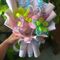 Gambar buket bunga kawat bulu by olivia buket dari olivia buket Probolinggo undefined 4 Tokopedia