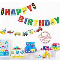 Gambar Banner HBD Lalu Lintas tranportasi / banner bentuk tranportasi / banner hbd rambu mobil kendaraan dari zenakshuq undefined 1 Tokopedia