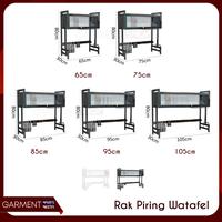 Gambar Rak Piring Wastafel 2 Susun Stainless Hitam Dengan Penutup Kuat Anti Karat Premium Multifungsi - 65 Cm - Putih, Packing Standar dari GarmentMarts undefined 5 Tokopedia