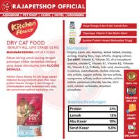 Gambar KITCHEN FLAVOR DRY CAT FOOD BEAUTY ALL LIFE STAGE 1.5 KG – MAKANAN KERING UNTUK KUCING dari Rajapetshop Official undefined 3 Tokopedia