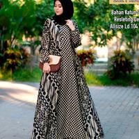 Gambar Gamis Batik Manggar Padi/Sekar,Cantik,Kubis,Kipas,Daun,kupu,Nadin,Gendis Wanita Muslim Syari Lebaran dan melayu kombinasi baju elegan ⁠chocomilk set Rayon islami silk bunga kurung Fit Katun Printing Lembut Formal Dress - parang krem, STANDAR LD 110 CM dari Nihaya Batik & Fashion undefined 5 Tokopedia