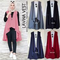 Gambar Lavina vest Cardigan / Kardigan Wanita / Outer Fashion Muslim (CUCI GUDANG) - Random, Standar dari CHIARA FELINADYA-3u8RRT5MVJ undefined 4 Tokopedia
