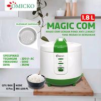 Gambar Magicom Rice Cooker Omicko MC-108 PL Penanak nasi 1.8 liter termurah garansi dari Tridjayaelektronikofficial undefined 1 Tokopedia