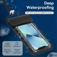 Gambar Vention Waterproof Phone Case Pouch Cellphone Dry Bag Case - KQC KQD - KQC - Small dari Vention Authorized Medan undefined 3 Tokopedia