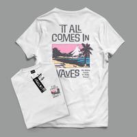 Gambar BG Baju Kaos Tshirt Distro Terbaru Gambar Hawai Vibes Pakaian Pria Wanita Keren Lengan Pendek Katun Combet 30s - HITAM HAWAI VIBES, XL dari BUJANGGADIS undefined 3 Tokopedia