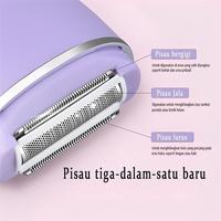 Gambar Missai Alat Penghilang bulu elektrik untuk Wanita Dapat digunakan di seluruh tubuh/wajah/ketiak/kaki/alat kelamin Tidak membahayakan kulit BD03 - Purple dari Missai Indonesia undefined 2 Tokopedia
