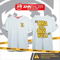 Gambar T-Shirt ORA GL ORA WELL By XHK RACER Apparel Cotton Combed 24s FREE STICKER Unisex Bisa COD - Hitam, M dari XHK RACER undefined 3 Tokopedia