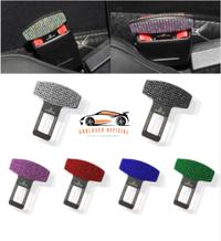 Gambar Seat Belt Buckle Klip/Safety Belt Buzzer Alarm Stopper Colokan Seatbelt Carbon Mobil Bunyi Full Diamond 1PCS - UNGU dari CARLOVEROFFICIAL undefined 1 Tokopedia