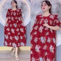 Gambar Daster Vella New Model Bagian Lengan Variasi Rempel Wanita Dress Dewasa Original Terpercaya - VR 00  ungu dari Andhisandra undefined 3 Tokopedia