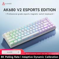 Ajazz AK680 V2 HE / AK-680 V2 HE 8K Hall Effect Magnetic Switch Gaming Keyboard - foto 3