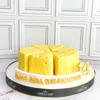 Gambar Kue Ulang Tahun/Birthday Cake/Kue Ultah Tema Cheese/Kue Tema Keju/Kue Birthday Jakarta dari Libra Cake undefined 1 Tokopedia
