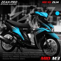 Gambar Decal Sticker Yamaha Mio M3 125 Full body  Stiker Skotlet Variasi Modifikasi MIO Fi 125i M3 Fullbody Desain Gradasi Warna Polos Viral LIMITED EDITION SPEEDHUNTERS Jepang Lembayung JAPAN 23.14 - PUTIH, PREMIUM DOFF dari CEMERLANG TIMUR undefined 3 Tokopedia