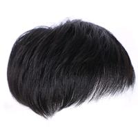 Gambar Toupee Pria Rambut Pendek Warna Hitam Penutup Botak Pria Model Korea dari Beauty Hair Extension undefined 3 Tokopedia