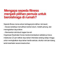 Gambar Mini Exercise Bike Portable Sepeda Statis terapi kaki stroke pengapuran dll (mini cycle) dari bancetaoi undefined 3 Tokopedia