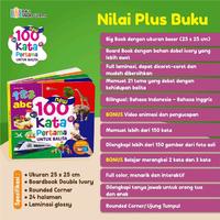 Gambar Big Boardbook New 100 Kata Pertamaku untuk Balita Billingual : 150++ Kata, Video Animasi, Belajar Merangkai Kata untuk memperkaya Kosakata Anak dan meningkatkan Kemampuan Berbicara ~ buku anak winonabooks × Lingkar Media dari Buku Anak Winonabooks undefined 3 Tokopedia