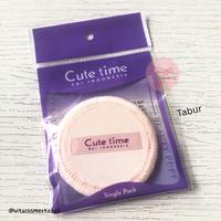 Gambar ￼Cute Time Sponge Make Up Sponge and Puff Spon Bedak Padat Spons Bedak Rias Wajah kering tabur kotak bulat Blender - Tabur dari Vita Cosmetic Bali undefined 2 Tokopedia