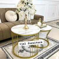 Gambar Maja ruang tamu estetik/meja ruang tamu industrial/meja ruang tamu minimalis modern Besi - C01 dari ijal furniture undefined 4 Tokopedia