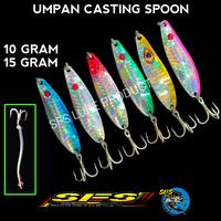 Gambar umpan casting spoon 10g/ 15gram umpan pancing umpan hampala umpan gt umpan spoon jig spon lure spon micro - PINK, 15 GRAM TANPA KAIL dari Jawa timur store_NEW undefined 1 Tokopedia