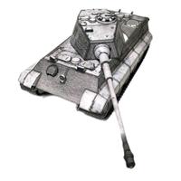 Gambar DIY Papercraft Lembar kertas pola Kendaraan Militer Tank King Tiger II dari dearbestshop undefined 1 Tokopedia