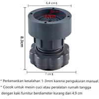 Gambar Alas Kaki Mesin Cuci/Tinggi Yang Dapat Disesuaikan/4 Pcs Alas Pelindung Kaki Mesin Cuci/Anti Getar Kaki Kulkas Tatakan - 1pc dari HQ.HOUSE undefined 3 Tokopedia