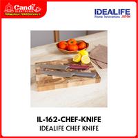 Gambar IDEALIFE Chef Knife Pisau Knife 8 Inch  Stainless Steel Blade IL-162-CHEF-KNIFE dari CANDI ELEKTRONIK undefined 5 Tokopedia