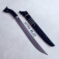 Gambar Golok sembelih super tajam Pisau jagal ukiran macan kayu rasamala asli cibatu bilah 27 cm dari Chocolate Bon Bons undefined 2 Tokopedia