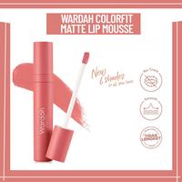 Gambar Wardah Colorfit Velvet Matte Lip Mousse - 01 Brown Dremer,Colorfit Lip Mousse dari Tanina 0fficial undefined 1 Tokopedia