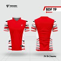 Gambar Jersey Bulutangkis baju kaos Badminton Terbaru Full Printing - MERAH, M dari FASTLETIC_NEW undefined 2 Tokopedia