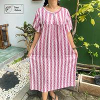 Gambar Daster Baju Tidur Batik Daun Sakura Korea Tangan Busui Kancing Depan Rayon Super Adem Motif Bunga Kekinian | Jajanbatik - Hitam dari Jajanbatik undefined 1 Tokopedia