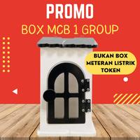 Gambar [KOTAK MCB] BUKAN BOX METERAN TOKEN LISTRIK - Pelindung Penutup Saklar MCB 1 Group Model Desain Rumah Burung Shabby Hiasan dekorasi dinding - KAYU - KOTAK SAKLAR MCB 1 GROUP dari LARIZIN Dekor undefined 2 Tokopedia