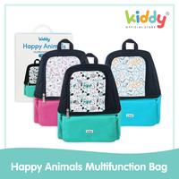 Gambar Kiddy Happy Animals Multifunction Bag / Diaper dan Cooler bag -50036 Tas Perlengkapan Bayi - Pink dari Bayi Kiddy undefined 3 Tokopedia