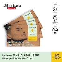 Gambar Herbana Balance Madia Good Night Asli 100% - Bantu Atasi Insomnia dan Tingkatkan Kualitas Tidur - 1 Strip dari Pravia Store undefined 3 Tokopedia