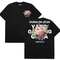 Gambar Kaos Dunia ini jelek yang Ganteng cuma Bapakku  - Baju Kata Kata - T-Shirt Viral Combed 24s Pria Unisex - Sloop Store - Bapakku, S dari WALDI HIDAYAT undefined 4 Tokopedia