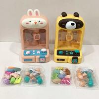 Gambar BRAAD Large Household Electric Claw Machine Pink Bunny Theme Parent-Child Interactive Gumball Machine with Dolls & Toy Capsules USB Charging Cable Included - Bear Claw Machine :10 Dolls +10 Gacha+Box dari Toy-MayTK undefined 3 Tokopedia