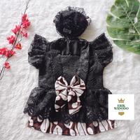 Gambar baju adat jawa anak perempuan usia 6-12 bulan warna merah free bando kebaya modern cewek - maroon, 6-12bulan dari JUAL BAJU BAYI MURAH undefined 3 Tokopedia