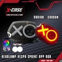 Gambar Lampu Depan Vespa S 125 Sprint S 155 New XO BILED+APP Headlamp VESPA S 125 SPRINT S 155 NEW Reflektor Lampu Utama - WD-188 BLACK dari motomulia undefined 3 Tokopedia
