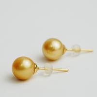 Gambar Giwang Emas Nada Mutiara Laut dan Tawar Lombok Asli Emas | Anting Mutiara Elegan - 16k 0.3gr laut/putih 4.77gr  dari Lilara undefined 2 Tokopedia