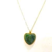 Gambar Kalung Liontin Batu Hijau Aceh - silver dari BATU INDAH JADE undefined 1 Tokopedia