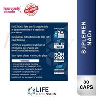 Gambar Life Extension Nad+ Cell Regenerator And Resveratrol Elite-30 Capsules - nad+100mg-30 dari Alure Attire undefined 5 Tokopedia