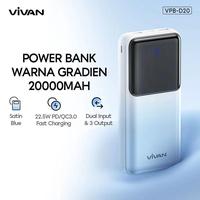 Gambar VIVAN Powerbank VPB-D30 30000mAh Fast Charging QC 3.0 PD 20W 2 Input & 3 Output Led Indikator dari Lisensiantivirus undefined 3 Tokopedia