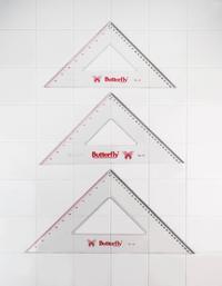 Gambar Set Penggaris Segitiga Butterfly No. 12 / BT - No. 12 dari BUTTERFLY STATIONERY undefined 4 Tokopedia