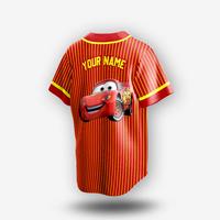 Gambar Kaos Baju Anak Jersey Baseball Lightning Mcqueen Cars Mobil Retro Vintage Free Nameset Custom Full Print - S dari HD Custom Kids undefined 3 Tokopedia