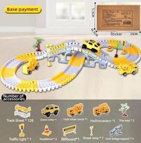 Gambar Mainan Rel Truk Kota DIY Hadiah Ulang Tahun Anak Laki-laki Set Hadiah Perakitan Rel Kereta Api untuk Anak Laki-laki dan Perempuan - 4 kendaraan dari YUNLEO.TOY undefined 4 Tokopedia