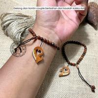 Gambar Gelang Couple Love Tali Free Request Nama Harga Satu pasang 2 pcs Material Dari Kaukah Koka Asli Pengrajin Langsung Cocok Untuk Kado Hadiah Ulang Tahun Anniversary Laki Laki Perempuan Remaja Dewasa - Coklat dari Kokka Custom Store undefined 1 Tokopedia