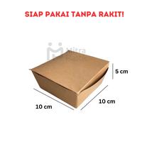 Gambar Paper Lunch Box S 50 pcs Laminasi Dus Makan Coklat Kraft Medium Food Grade Forming dari Mitra Plastik undefined 3 Tokopedia
